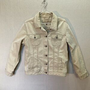 CottonGinnyWomen's Beige Jean Jacket XL A+++++